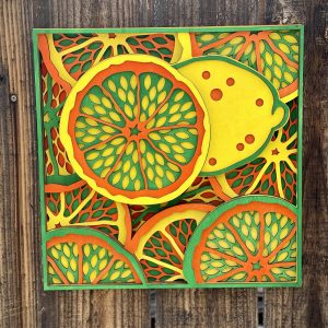 Vitamin C 12”x12” 10 layers