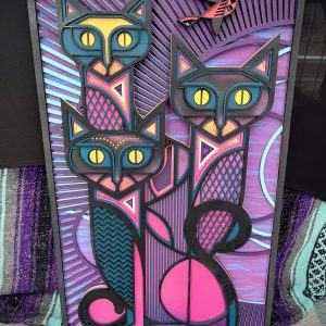 Egyptian kitties 19”x27”