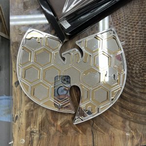 Wu-tang mirrored acrylic 10.5”