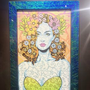 chuck sperry sappho framed artwork