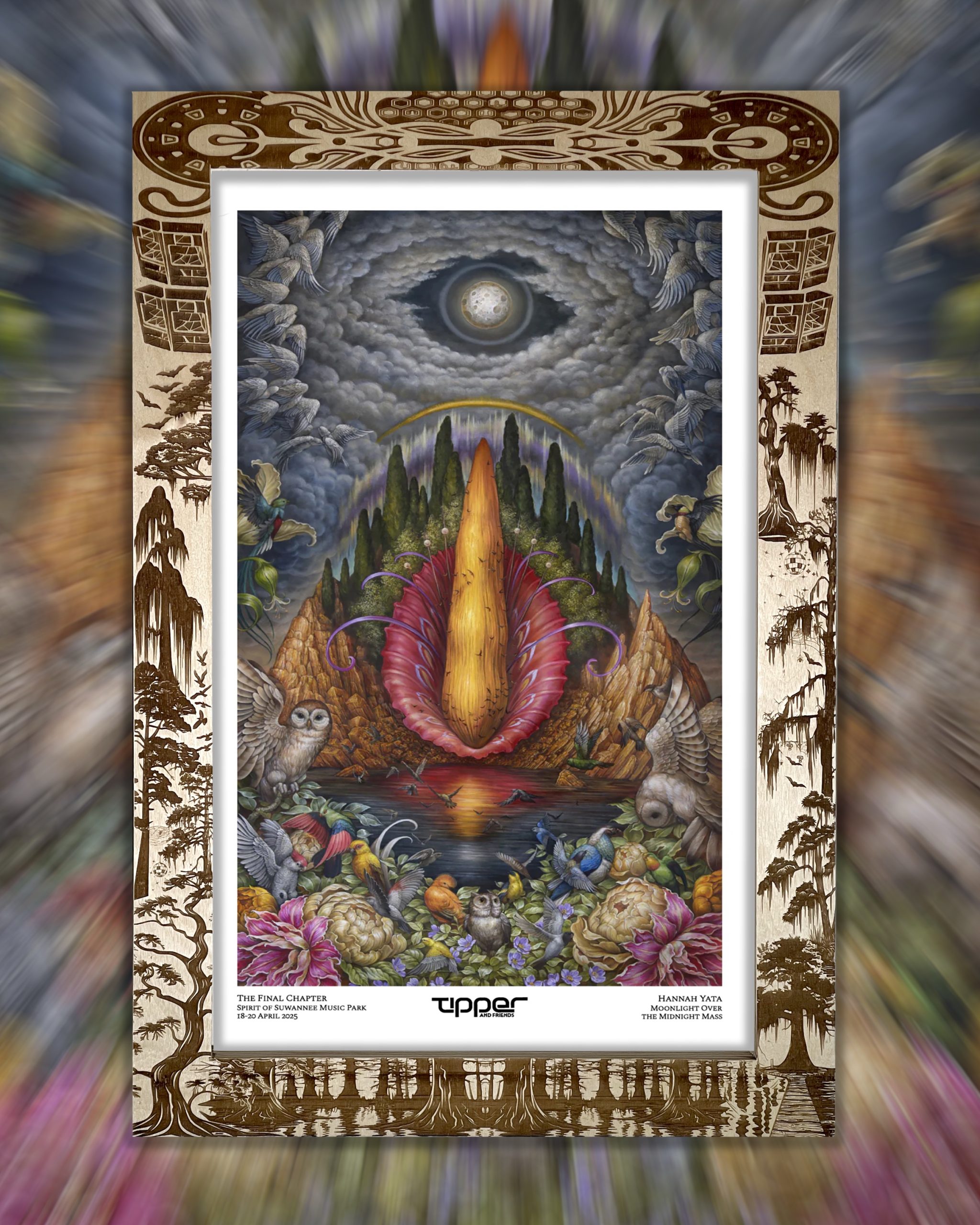 Suwannee inspired solid wood frame