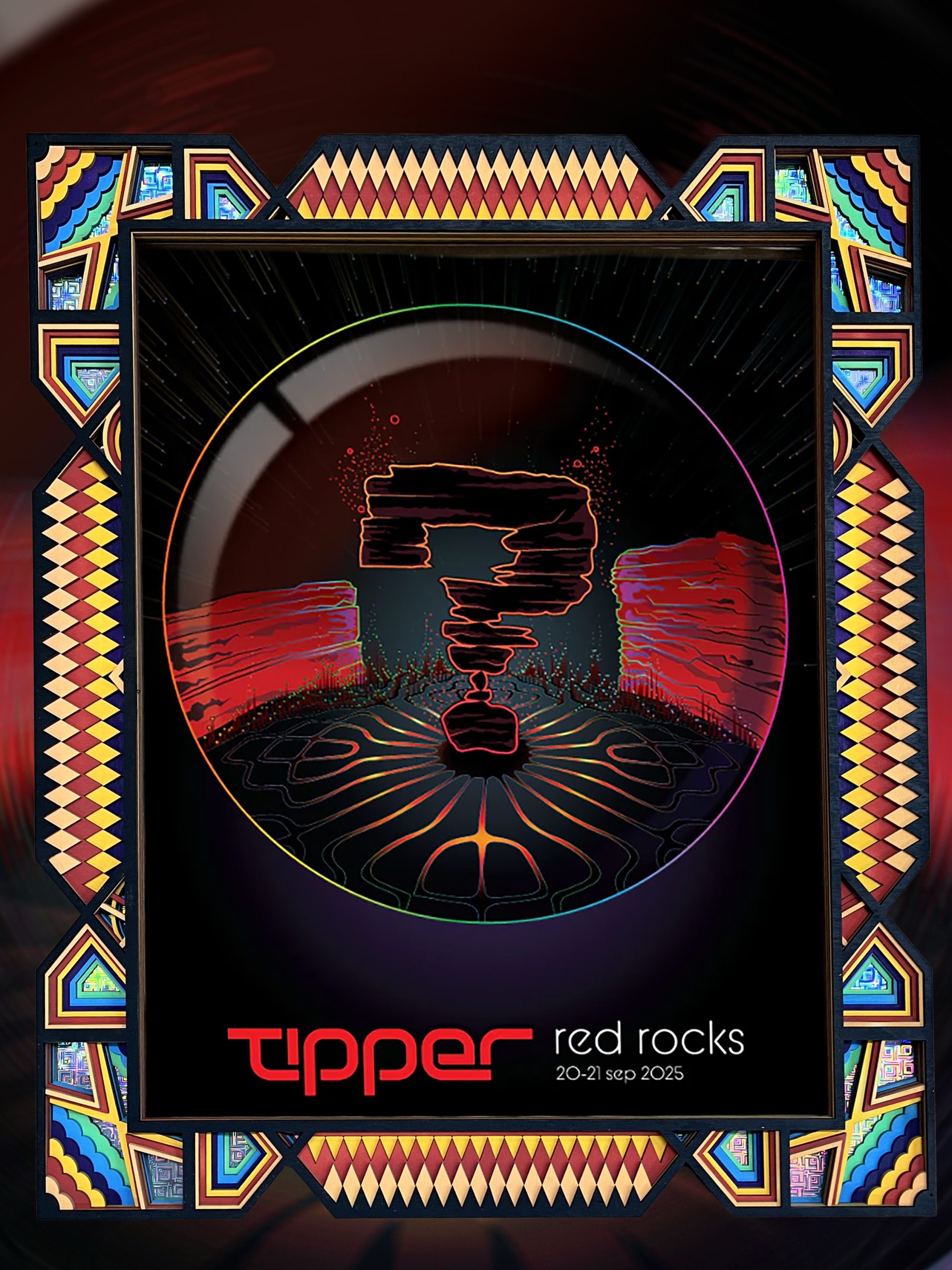 Tip rocks inspired frame - Image 2