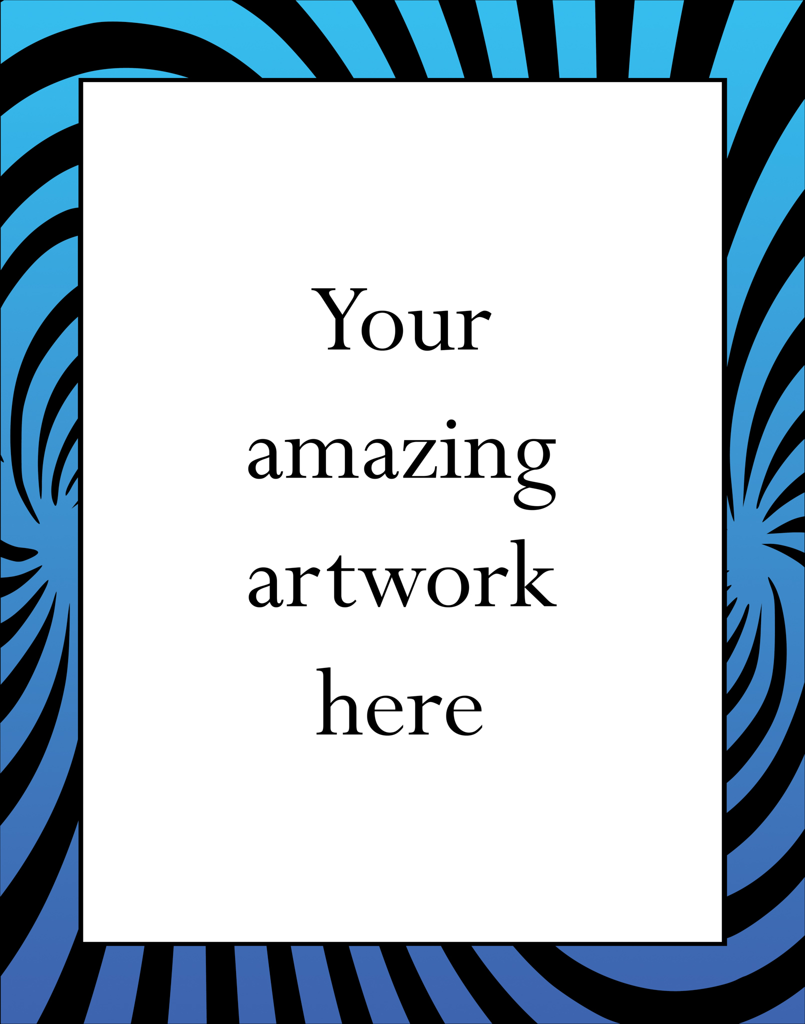 Illusion Spiral2 18x24" poster - Image 2