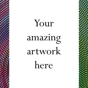 Colorful dots 18x24" print
