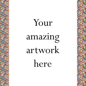 Geometric explosion 18x24" poster