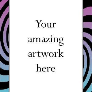 Illusion Spiral1 18x24" poster