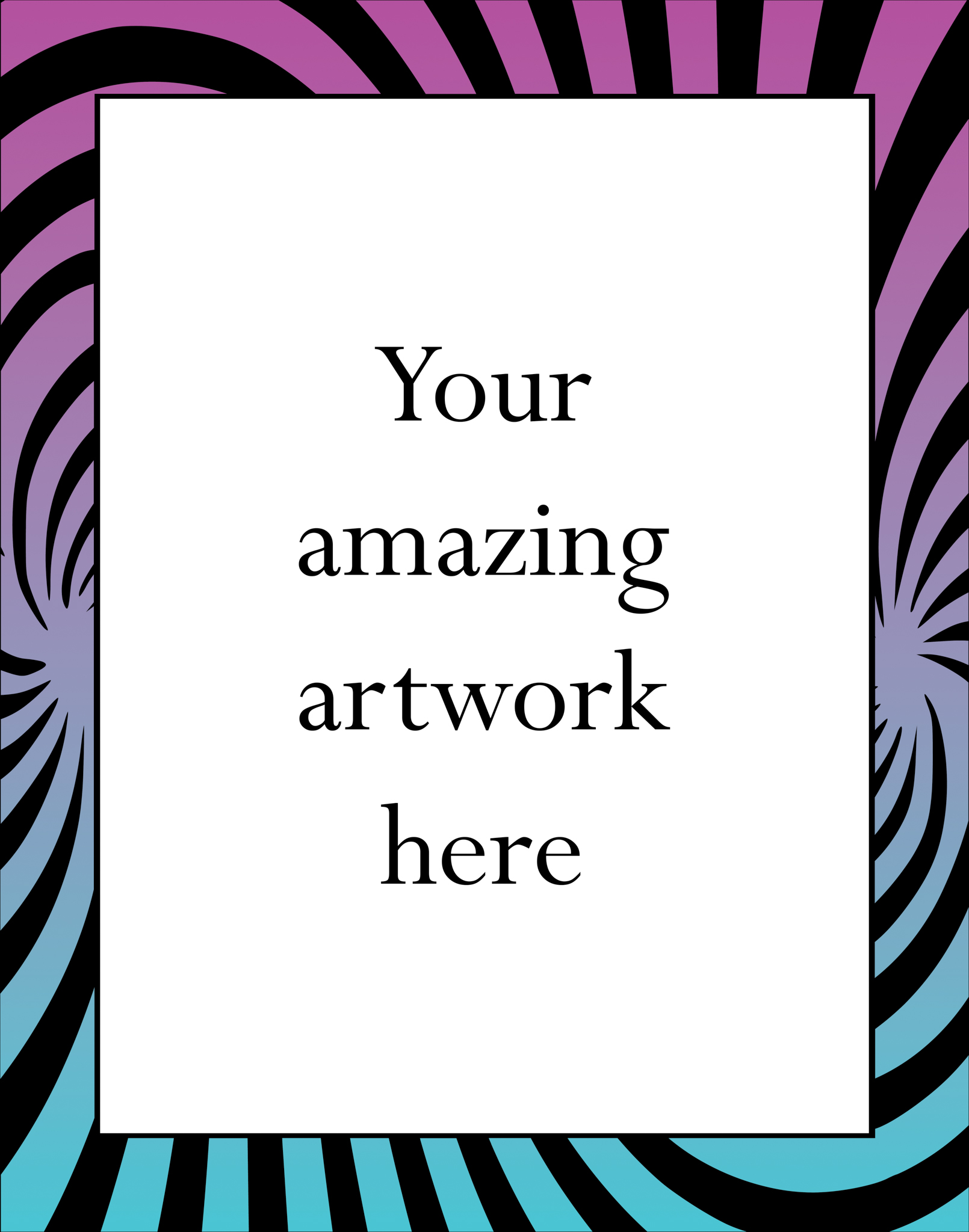 Illusion Spiral2 18x24" poster - Image 3