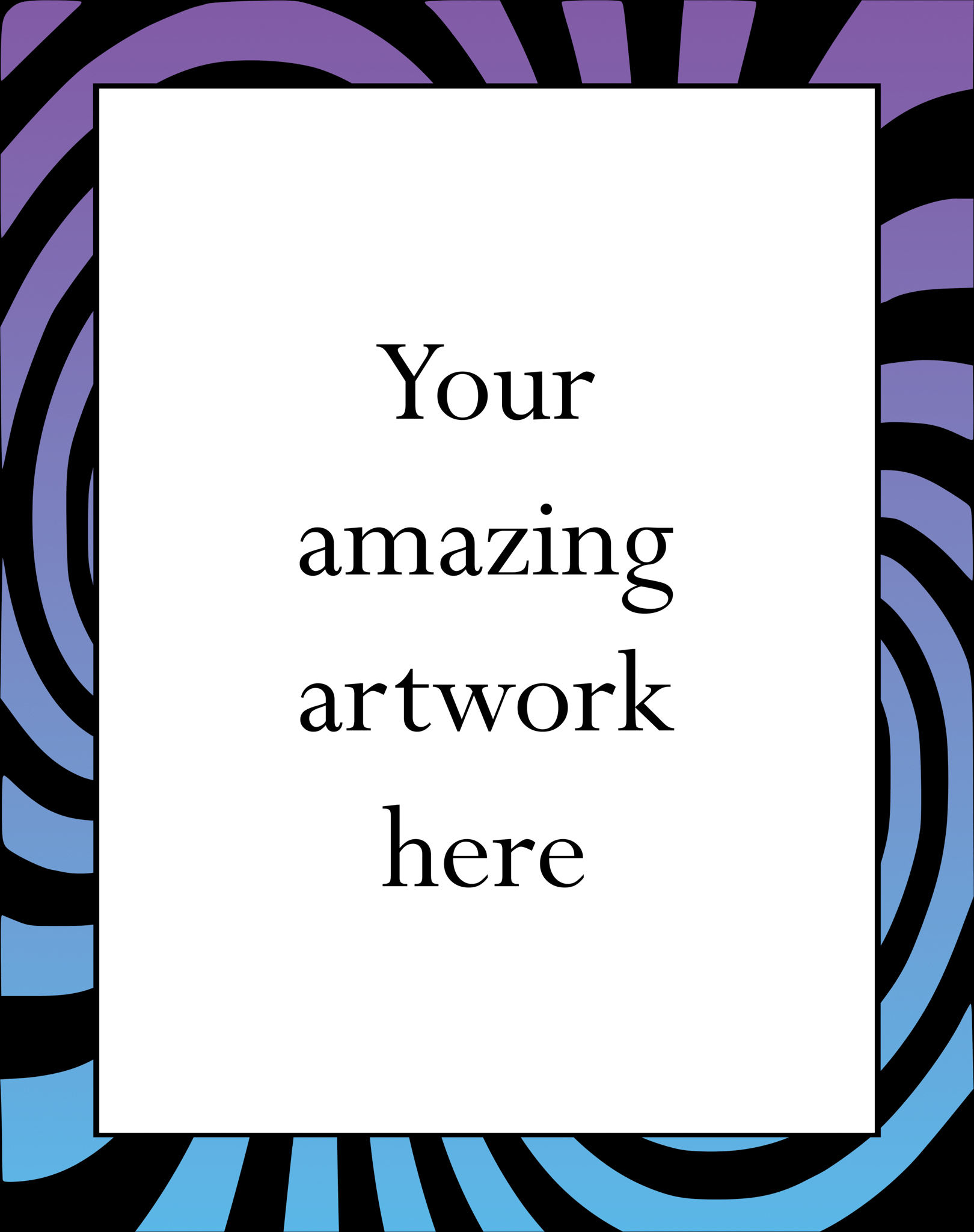 Illusion Spiral1 18x24" poster - Image 4