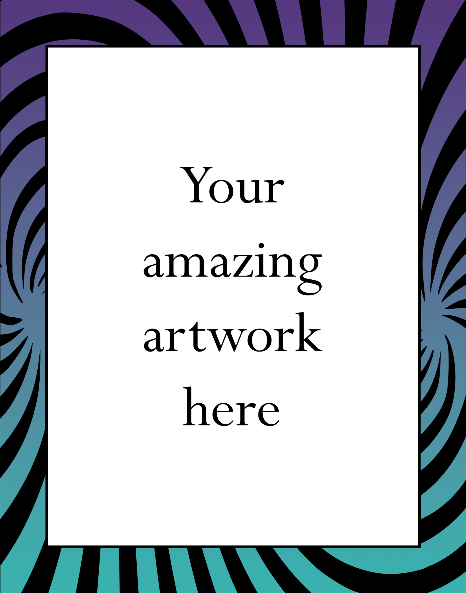 Illusion Spiral2 18x24" poster - Image 5