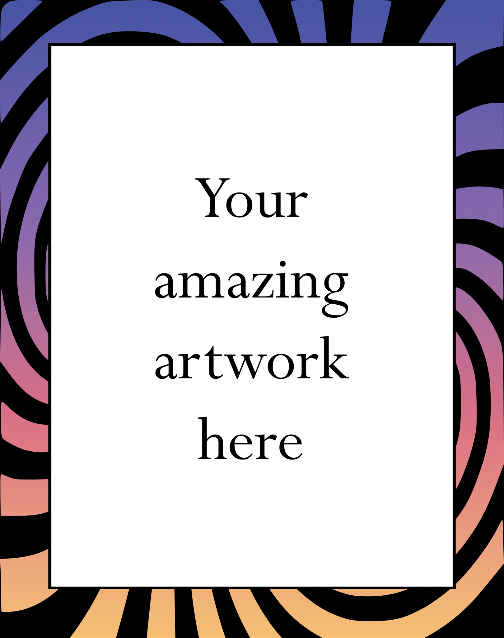 Illusion Spiral1 18x24" poster - Image 5