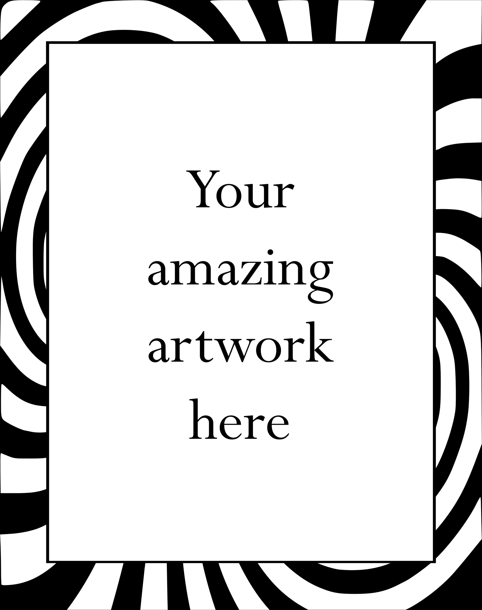 Illusion Spiral1 18x24" poster - Image 6