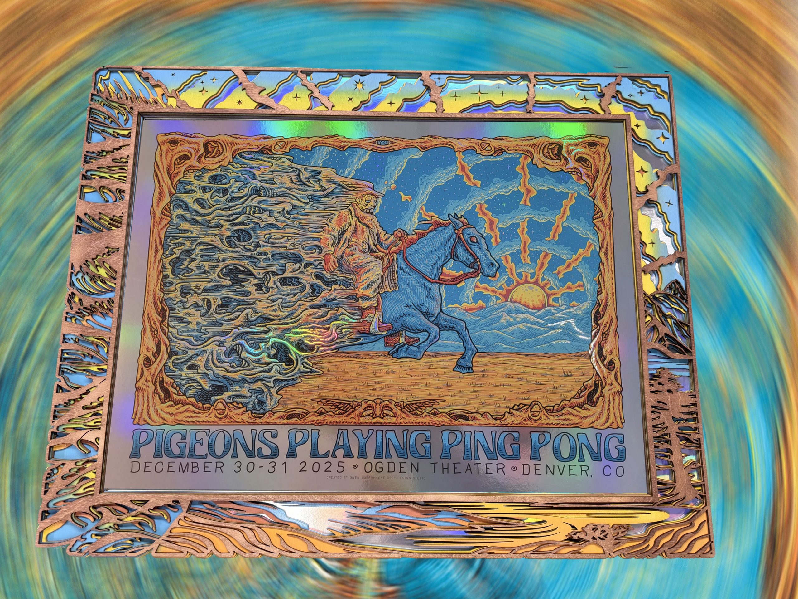 Pigeons NYE inspired frame - Image 2